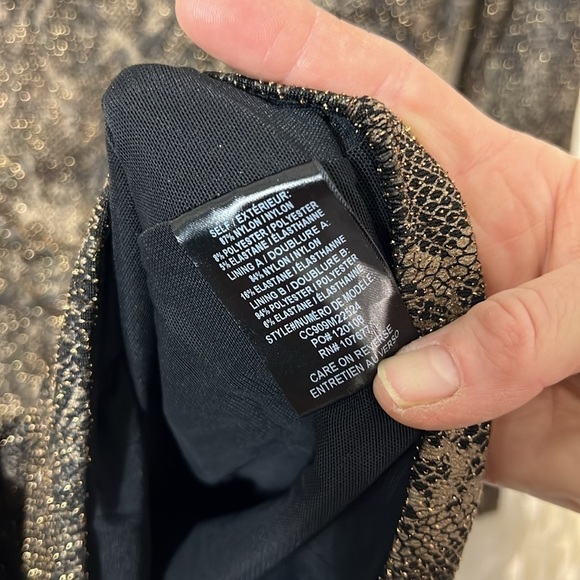 Alice + Olivia Diaz Ruched Snake Print Dress Size 0 - Picture 6 of 11